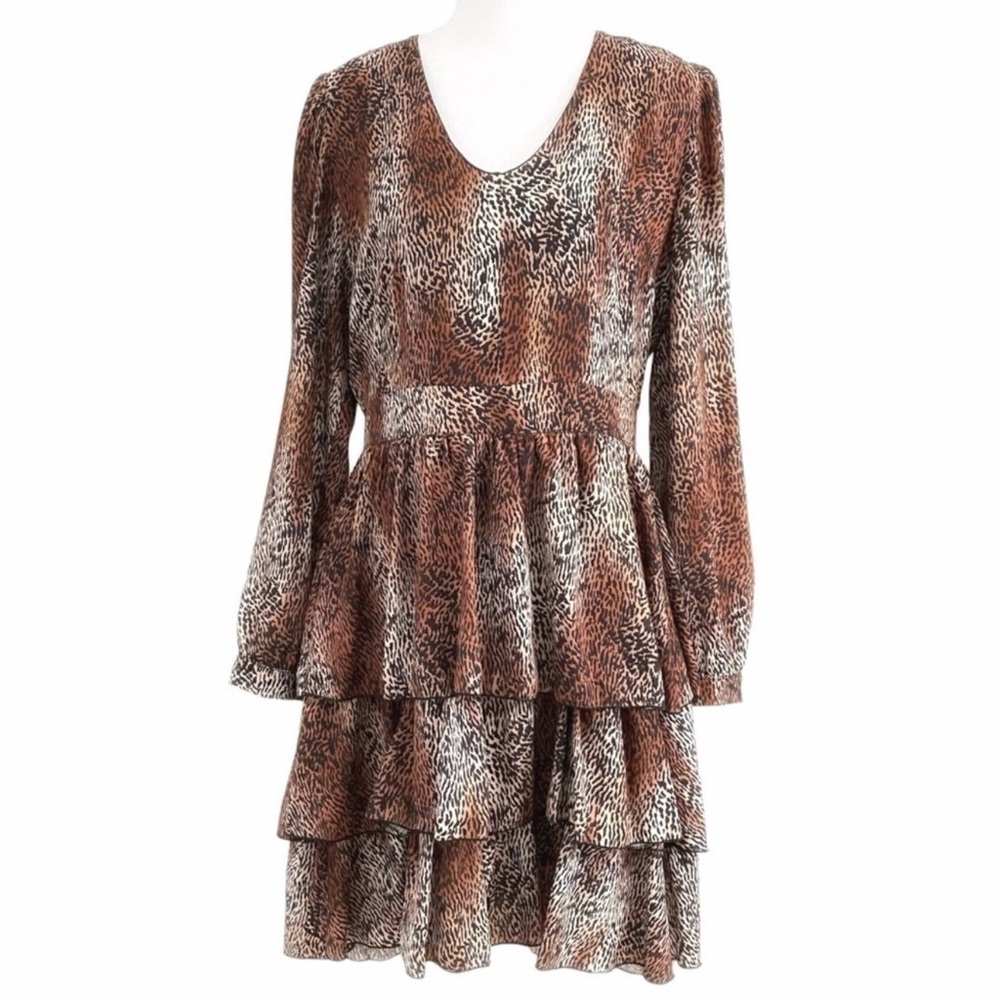 40% OFF Italian Designer Marely Lepard Print Dress, size Large to Medium